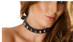 Datex narrow collar with spikes