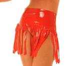 Anita Berg Latex Shredded Miniskirt