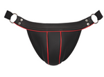 Neoprene Jock Strap with Red Piping