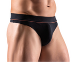 Black G String with Double Layer Pouch