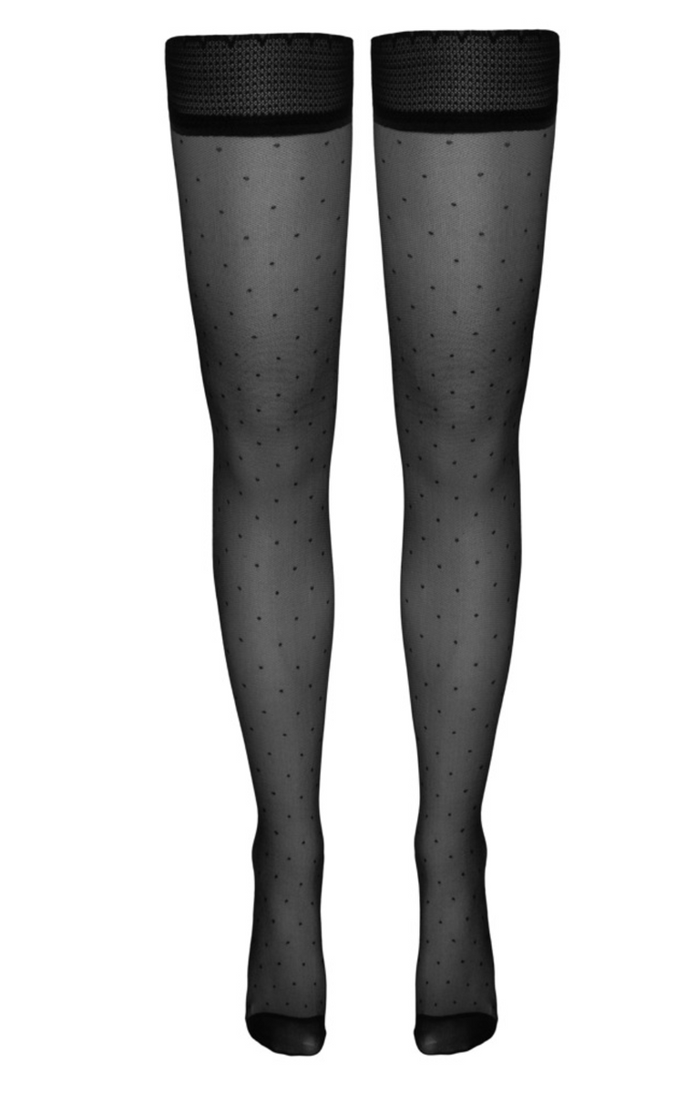 Ballerina polka dot stockings – The Black Room Las Vegas