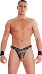 Leather, Adjustable Briefs, Open Back & Crotch