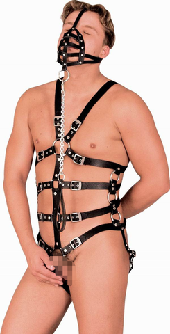 LE0925; Leather Body Harness