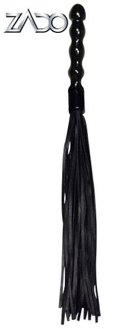 Leather Flogger, Insertable Handle