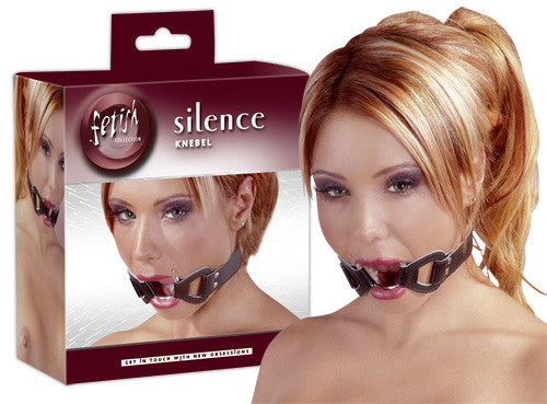 Pleather Adjustable Gag – The Black Room Las Vegas