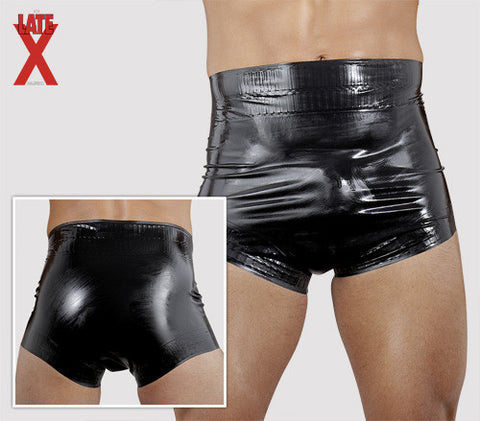 Latex Boxer Briefs (w/ Penis and Testicle Sleeve) – The Black Room Las Vegas