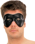 Leather Molded Eye Mask with Eye Holes