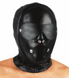 Ledapol leather mask with gag