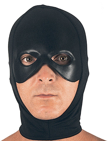 Molded Leather with Eye Holes Hooded Mask