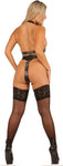 Leather Panties, Adjustable Straps on Sides & Crotch, Thong Style