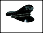 Black PVC Cap with Ball Chain