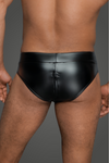 Shorts with continuous zipper