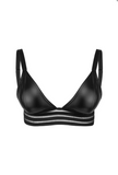 Powerwetlook bralette with elastic tape with closing on hooks