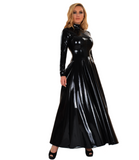 Long Flared Datex Dress 9476