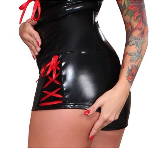 DateX Bodysuit with Crotch Zipper and Back Lacing – The Black Room