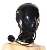 Ledapol Latex mask with zipper and gag