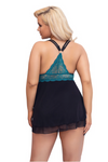 Two Toned Powernet Babydoll