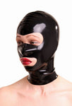 Latex Mask Wide Eye and Mouth Opening with Zipper