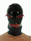 Latex Mask with Zipper Eye & Mouth Holes