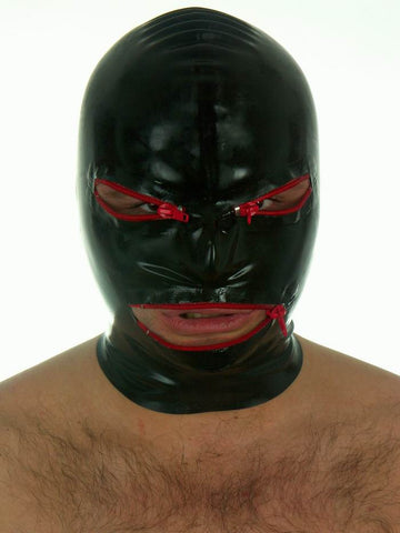 Latex Mask, Zippered Eyes and Mouth