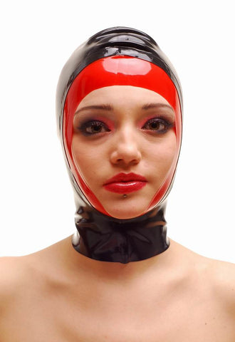 Latex Hood with Open Face