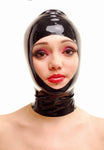 Latex Hood With Open Face