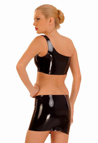 Latex Bra, Metal Accents