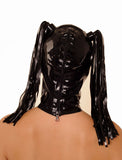 Latex Hood with Pig Tails