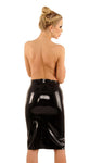 Anita Berg Latex skirt with 3 zippers