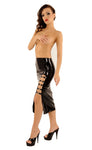 Anita Berg Latex skirt with leg straps