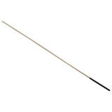 Polished Cane with Leather Handle; 85cm