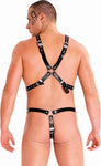 LE0104; Leather Body Harness