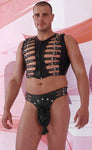 LE5267; Leather Body Harness Set