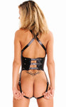 LE5295; Leather Body Harness