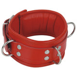 Red Collar, Padded. 3-D Rings